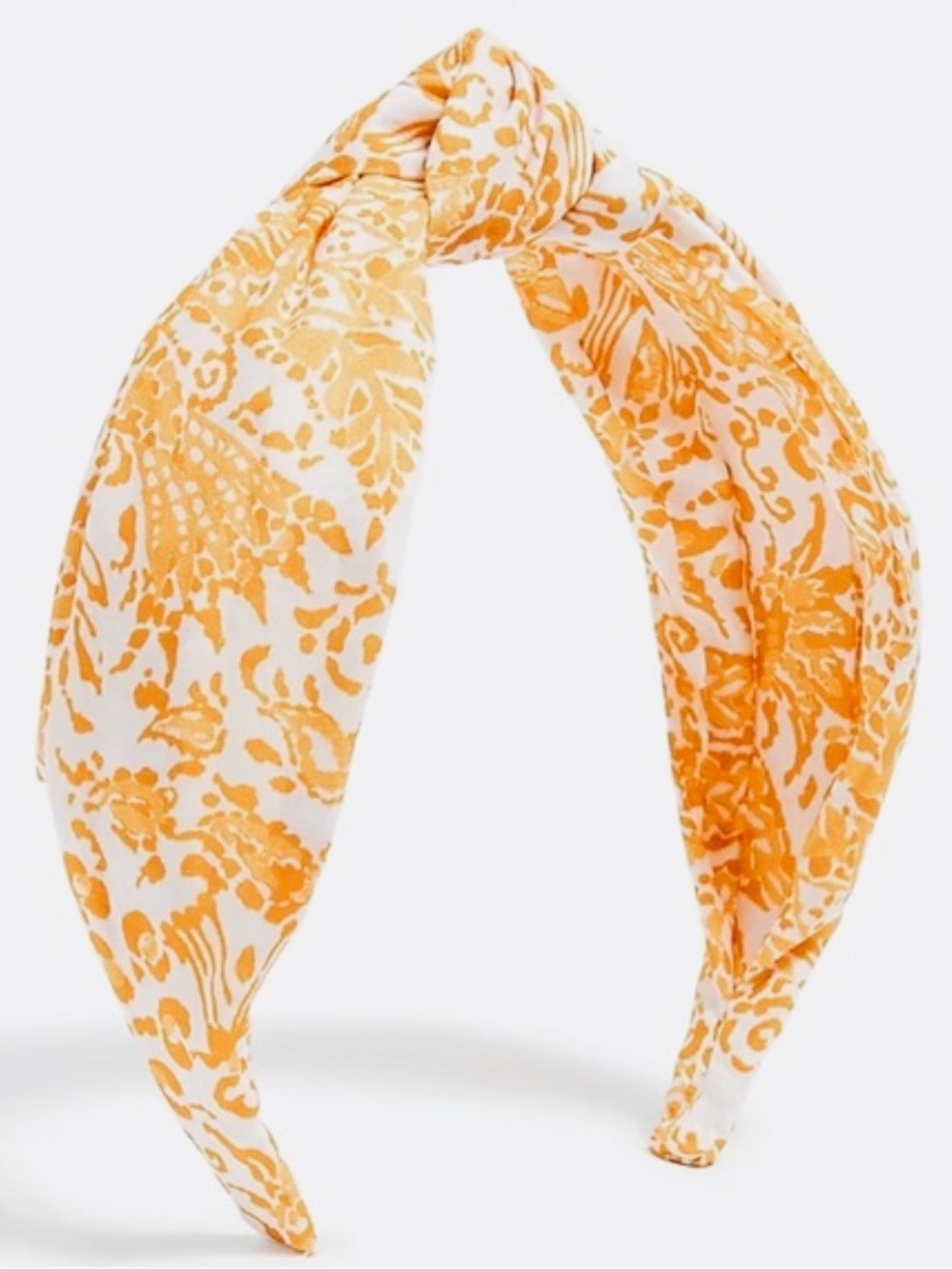 J. Crew - Bohemian Tangerine Batik Knot Headband - Women Accessories